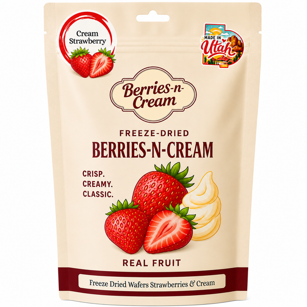 Freeze Dried Strawberries and Cream