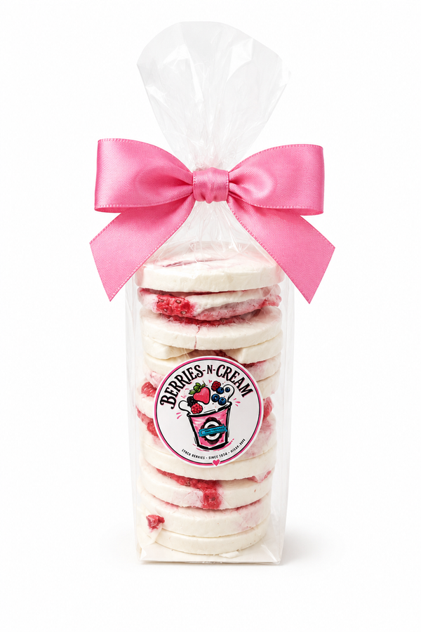 Freeze-Dried Strawberries & Cream Wafer Stack